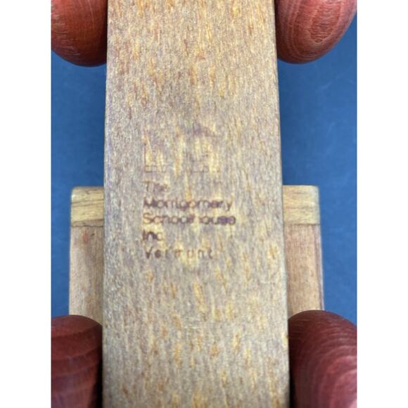 The Montgomery Schoolhouse Inc Vermont Toy Truck Wooden Wheels Turn Freely - Picture 8 of 11